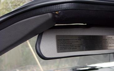 used sunvisor